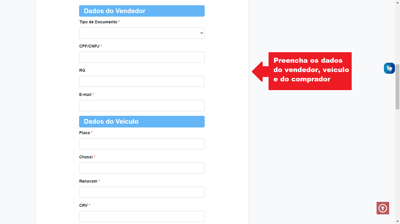 Detran.mg - Registrar Intenção De Venda De Veículo