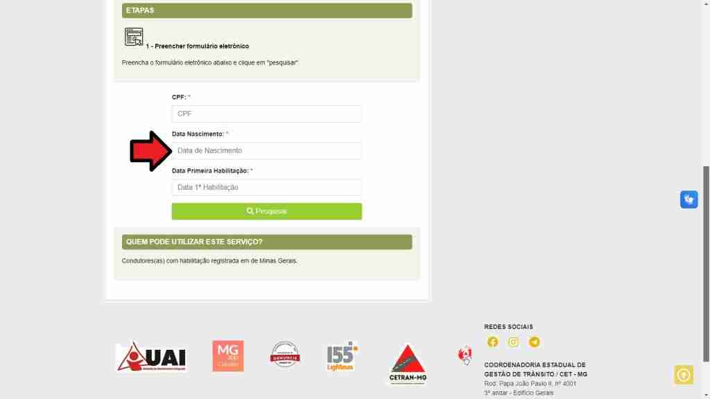 DETRAN.MG - Consulta de Pontuação da CNH no DETRAN-MG (3)