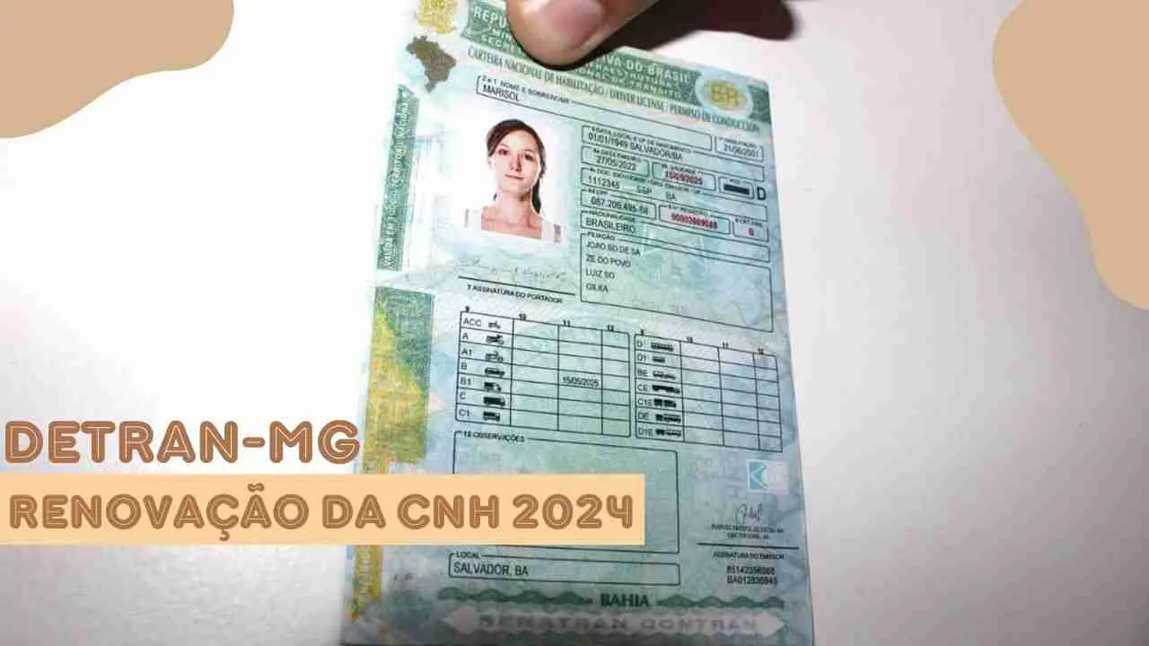 Detran.mg - Renovação da CNH 2024